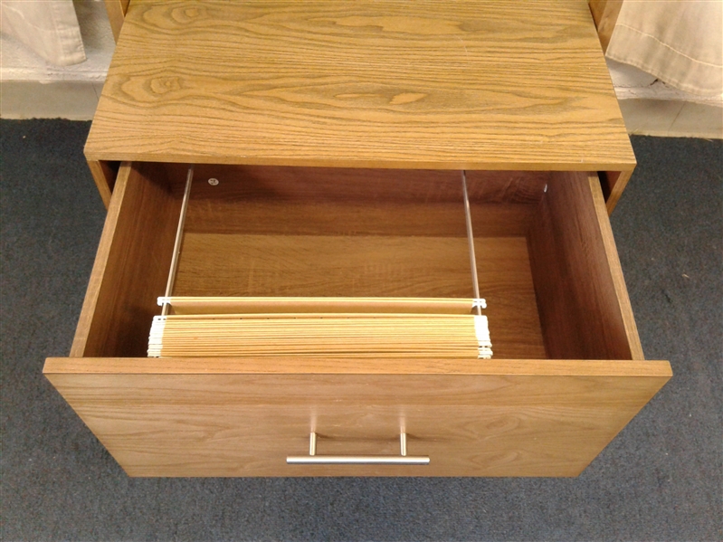 Combo Filing Cabinet 3 Tier Shelf