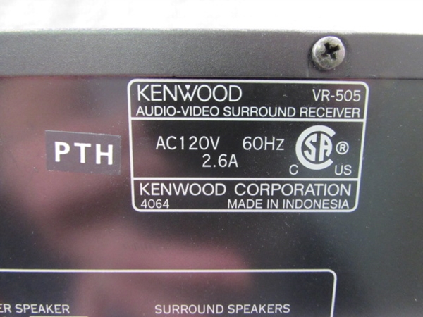 Kenwood Audio-Video Standard Receiver VR-505