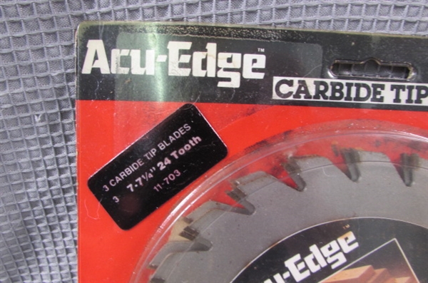 Acu-Edge Carbide Tipped Blades 7-7 1/4