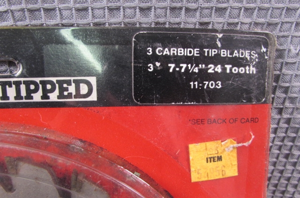Acu-Edge Carbide Tipped Blades 7-7 1/4