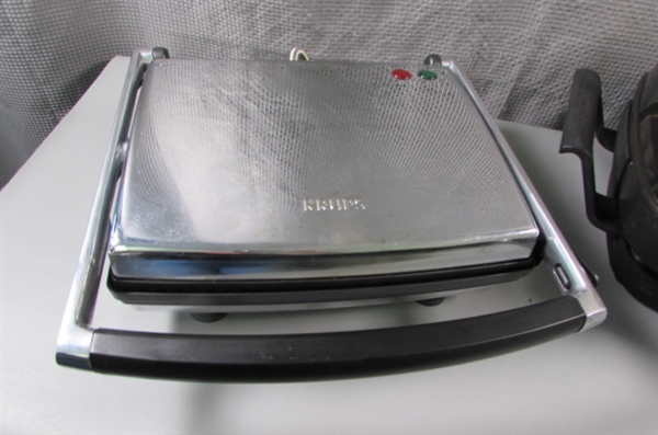Krups Sandwich Maker Press and Sunbeam-Oster Skillet
