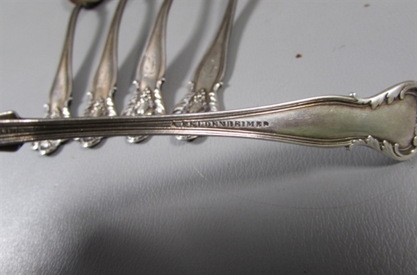 5 Sterling Silver A Feldenheimer Spoons