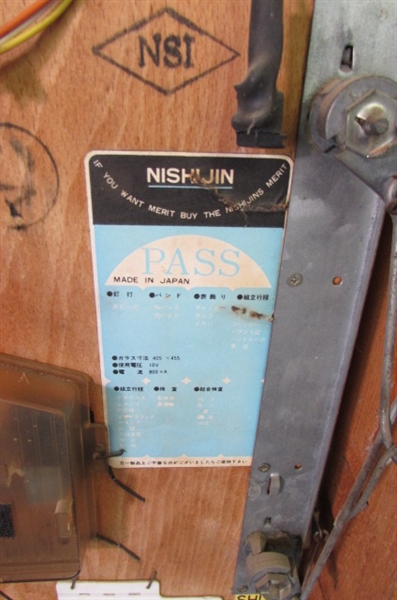 Vintage Nishijin Japanese Pachinko Machine
