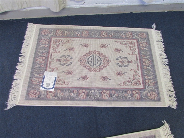 Pair of 31 x 51 Area Rugs -Ming Lambswool