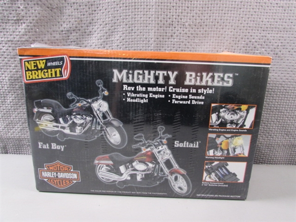 Brand New Bright Toys Harley-Davidson MiGHTY BiKES