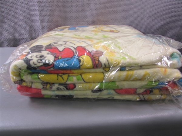 VTG Cannon Mickey's Rainbow Blanket