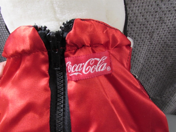 1997 Coca-Cola Snowboarding Polar Bear Backpack