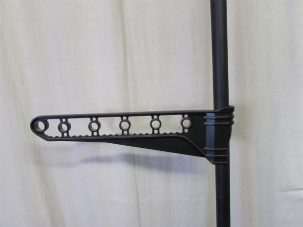 Tension Rod Clothes Rack 10'