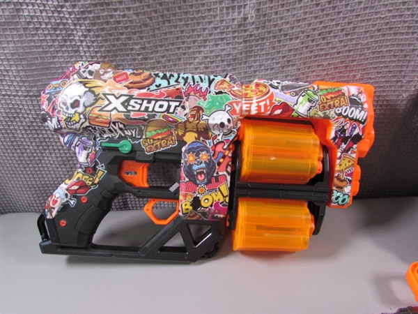 X-SHOT SOFT DART GUNS W/ DARTS