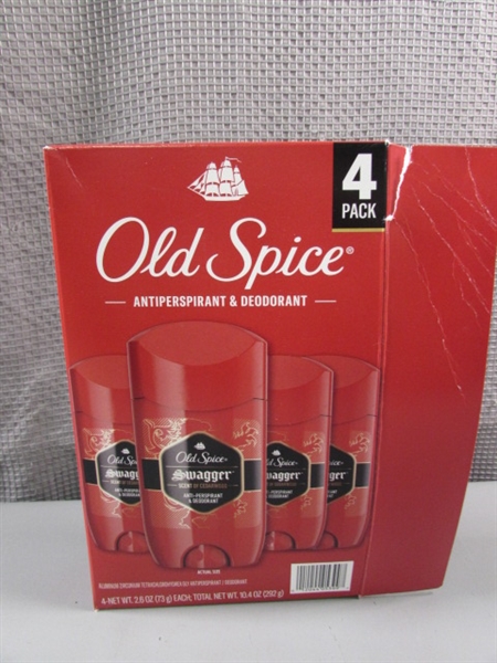 PACK OF 4 OLD SPICE ANTIPERSPIRANT/DEODORANT - SWAGGER