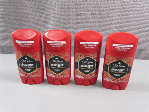 PACK OF 4 OLD SPICE ANTIPERSPIRANT/DEODORANT - SWAGGER