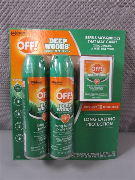 NEW - OFF! DEEP WOODS INSECT REPELLENT