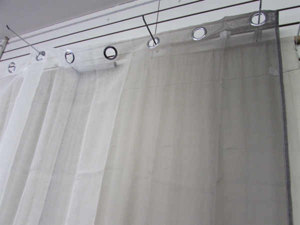 BGMENT SHEER OMBRE GRAY CURTAINS