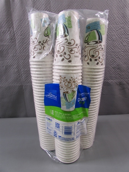 NEW - DIXIE INSULATED HOT/COLD BEVERAGE CUPS - 144 CT