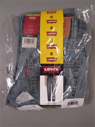 NEW - YOUTH SZ 6 LEVIS 511 SLIM JEANS