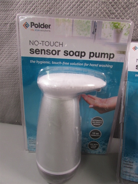 2-PACK POLDER NO-TOUCH SOAP PUMP