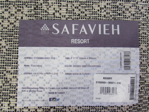 SAFAVIEH RESORT INDOOR/OUTDOOR AREA RUG - 8'X10'