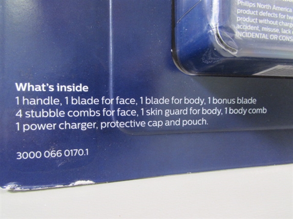 PHILIPS NORELCO ONE BLADE SHAVER - NEW
