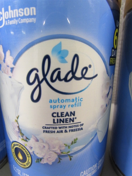 GLADE CLEAN LINEN REFILL - 3 CANS