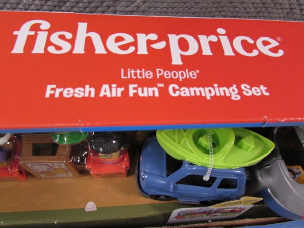 FISHER PRICE LITTLE PEOPLE FRESH AIR FUN CAMPING SET