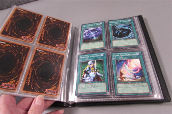 YU-GI-OH! TRADING CARDS W/STORAGE BINDERS