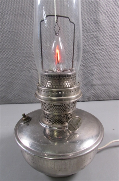 CONVERTED ELECTRIC ALADDIN LAMP