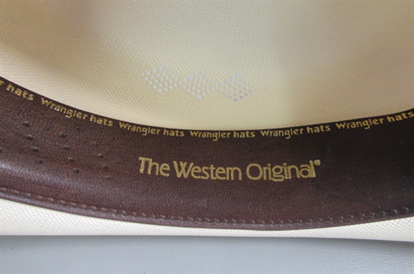 WRANGLER STRAW COWBOY HAT & STRAW SUN HAT