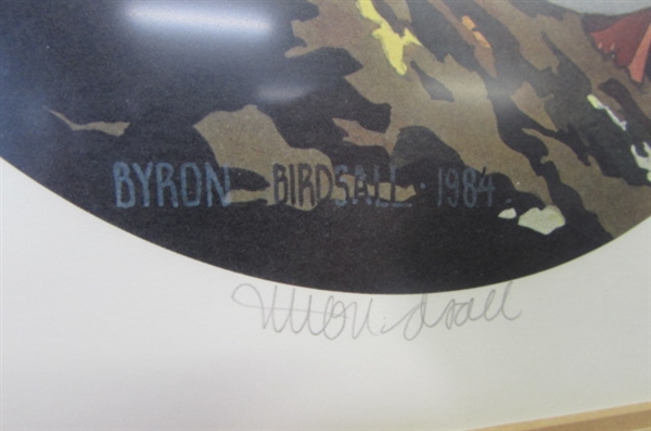 PUFFIN PRINT SIGNED BY ARTIST BYRON BIRDSALL
