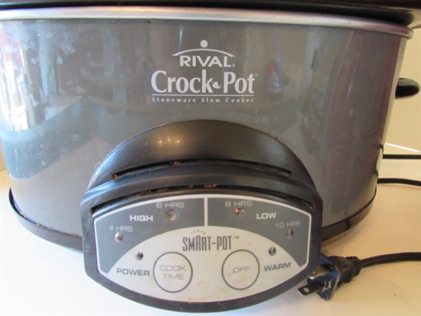CROCKPOT AND TOASTER OVEN
