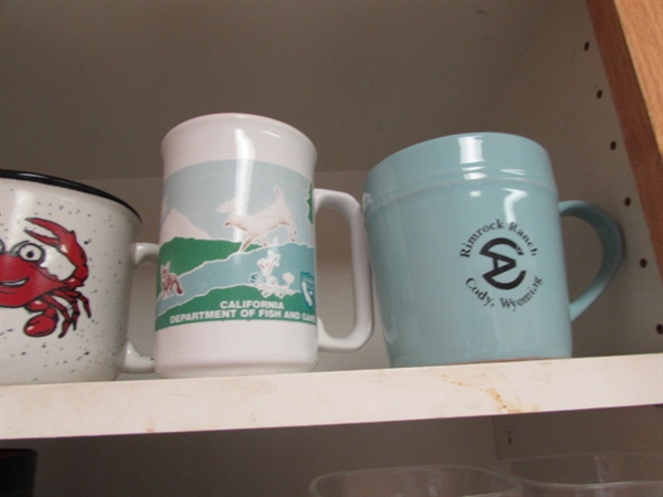 ASSORTED COFFEE CUPS