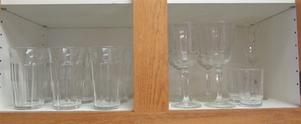 WINE AND DRINKING GLASSES