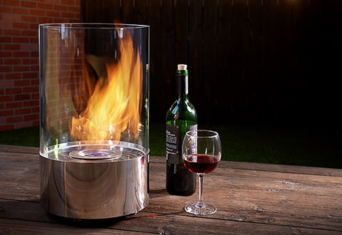 SHARPER IMAGE TABLE FIREPLACE