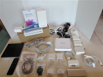 WIDE VARIETY OF APPLE ACCESSORIES, LINKSYS WIFI AND MORE