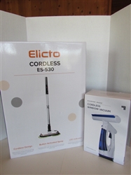 ELICTO CORDLESS SPINNING MOP AND POLISHER AND CORDLESS WINDOW VACUUM