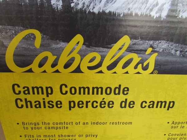 CABELA'S CAMP COMMODE