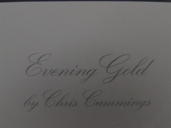 EVENING GOLD PRINT #178 BY CHRIS CUMMINGS