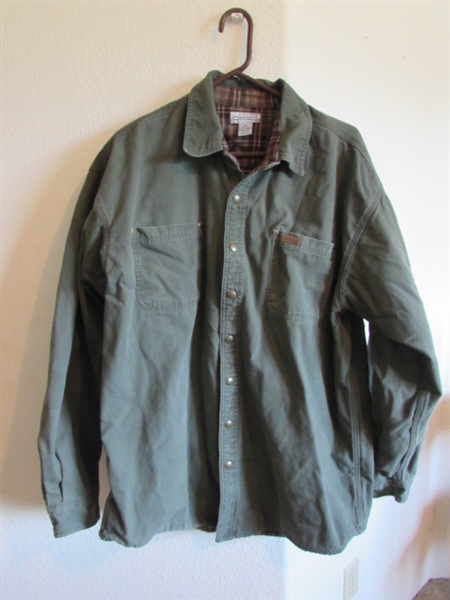 CARHARTT OVERALLS JACKET AND SHIRTS