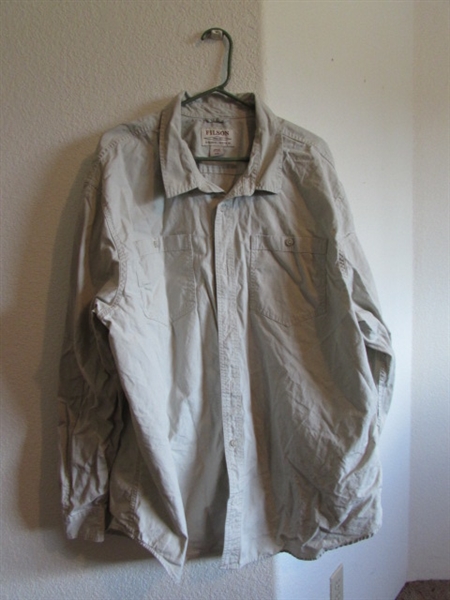 FILSON, CABELA AND NRS APPAREL SIZE XXL AND 3XL