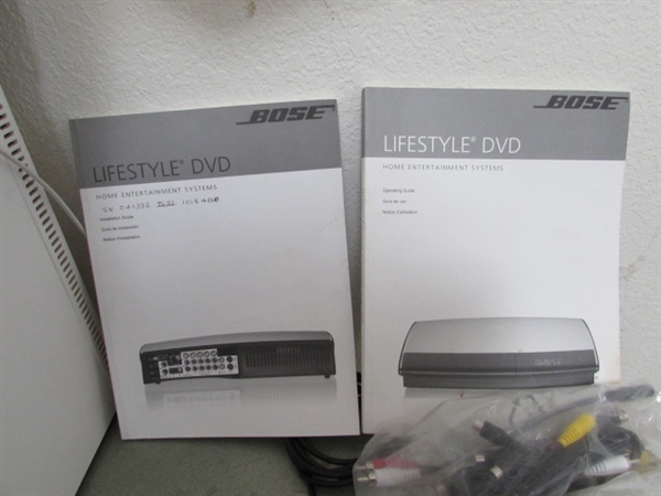 BOSE LIFESTYLE 30 SERIES II SURROUND SOUND WITH DVD/CD PLAYER/RECEIVER.