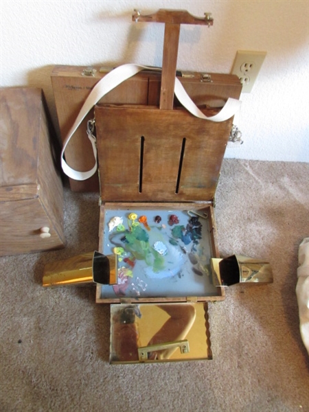 ARTIST WOODEN EASEL BOXES