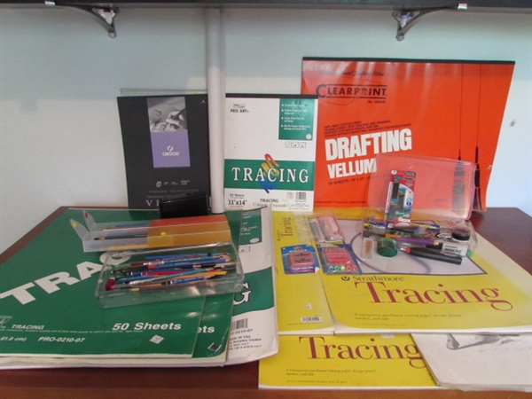 ARTISTS TRACING AND DRAFTING SUPPLIES