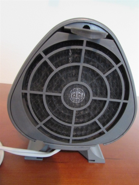 2 PORTABLE HEATERS AND STANDING FAN