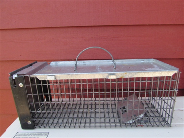 HAVAHART SMALL AND LARGE LIVE ANIMAL TRAPS