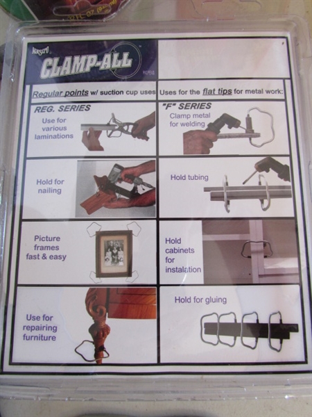 CLAMP ALL CLAMPS, CONTACT CEMENT AND ADHESIVES