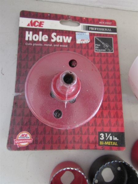 HOLE SAW SPADES AND BITS