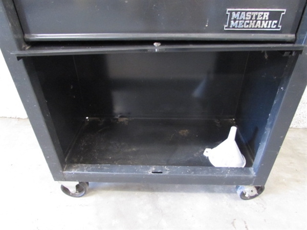 MASTER MECHANIC STAND ALONE TOOL CHEST W/TOOLS