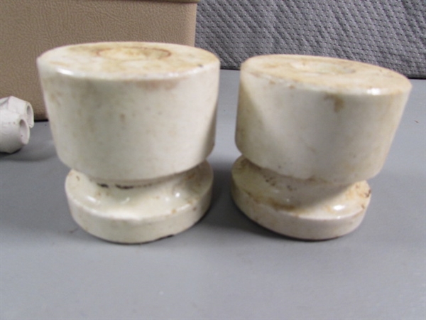 SMALL PORCELAIN INSULATOR COLLECTION
