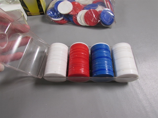 POKER CHIPS & SHOT GLASS COLLECTION