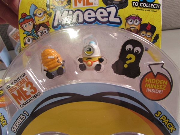 7 NEW PACKAGES MINION MINEEZ