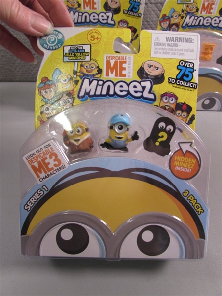 7 NEW PACKAGES MINION MINEEZ